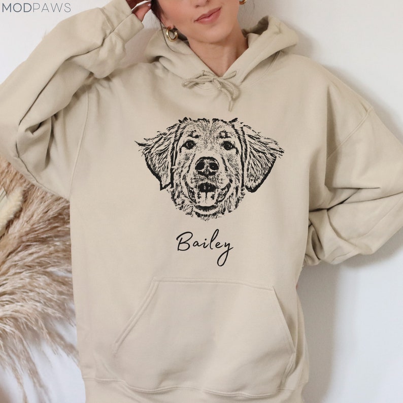 Custom Pet Hoodie Using Pet Photo + Name Custom Dog Hoodie Personalized Dog Hoody Custom Dog Custom Pet Hooded