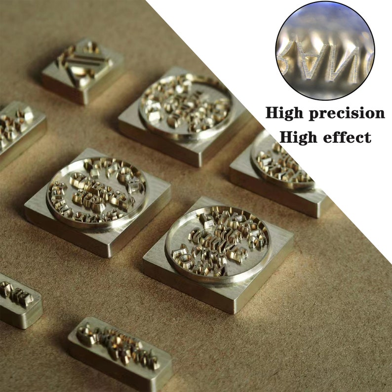 Custom Leather Stamp, Personalized Brass Leather Stamp, Hot Foil Stamp, Leather Logo Iron Stamp, Leathercraft Tools, Leather Embossed Stamp
