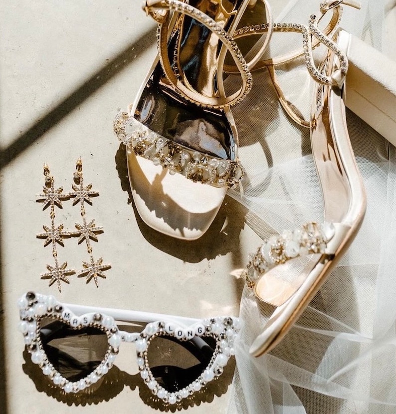 Bride bachelorette party sunglasses| customized| personalized bridal| rhinestone wedding accessories