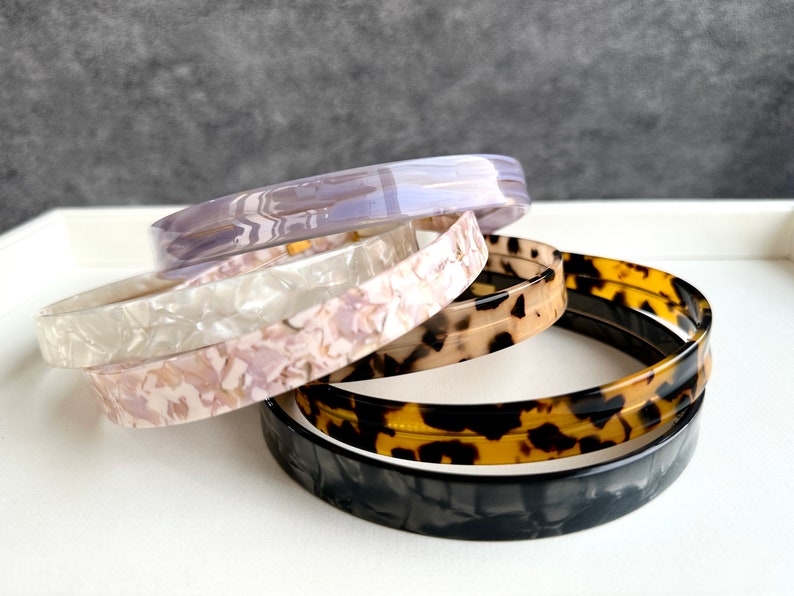 Vintage Tortoiseshell Acetate Adjustable Headband,Thin Leopard Headband,Hard Headband,Acrylic Headband,Women Hairband,hair accessories