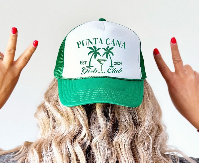 Birthday Club Trucker Hats | beach Birthday Hat | Beach Bachelorette or Birthday party favors | 30 40 50 60 Birthday hats
Analyze listing