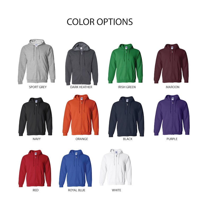 Personalized Zip Up Hoodie, Custom Full Zip Hoodie, Custom Logo Hoodie, Team Logo Zip Up Hoodie, Personalized Sweatshirt, Your Text Hoodie