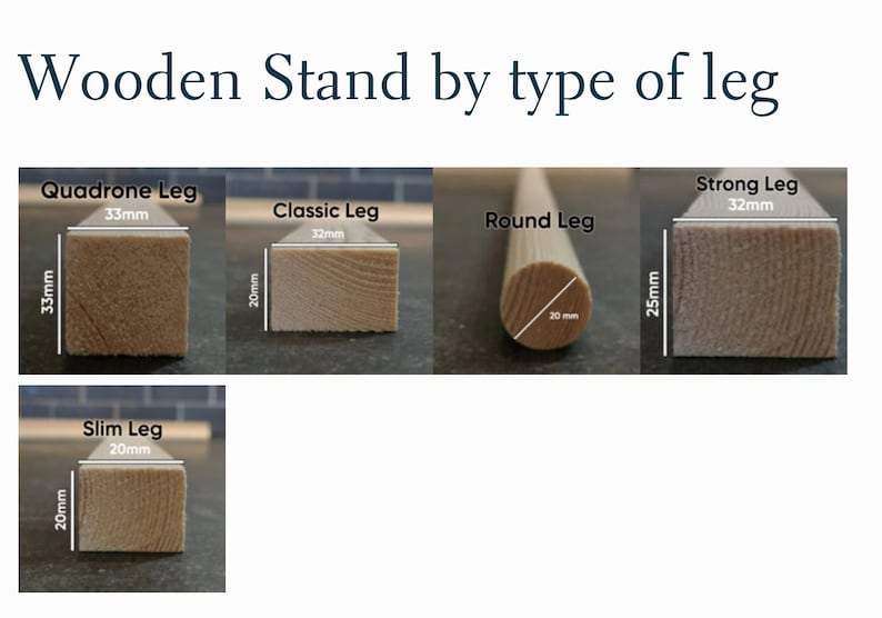 Handmade Solid Wood Plant Stand, Modern Home Decor, UK Made (50-70cm)