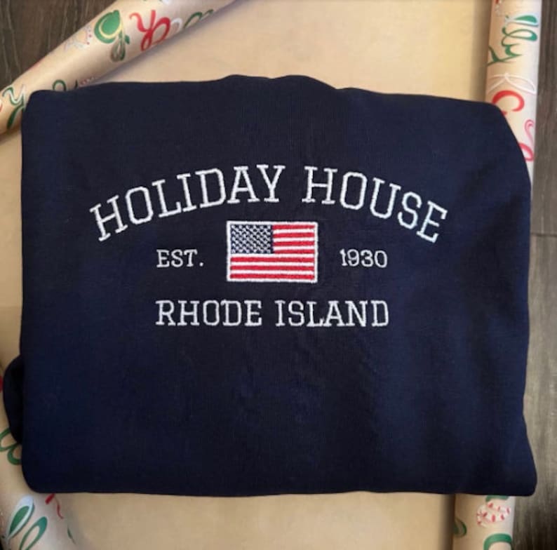 Holiday House Embroidered Sweatshirt, The Original!