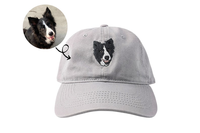 Custom Embroidered Pet Hat Using Pet Photo, Personalized Dog Portrait Hat, Custom Dog and Cat Hat, Custom Dog Baseball Cap, Father's Day
Analyze listing