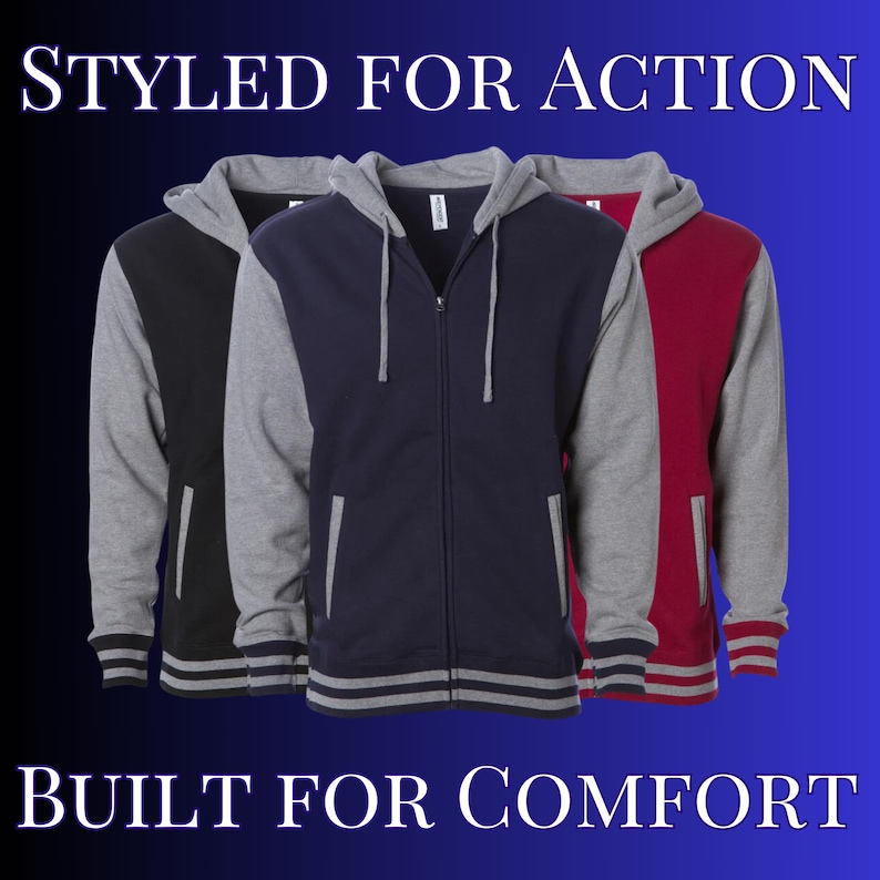 Personalized Rugby Sweatshirt, Men's Custom Varsity Jacket, Monogram Rugby Hoodie, Rugby Coach Gift, Rugby Team Gift, Rugby Mom, Son Gift