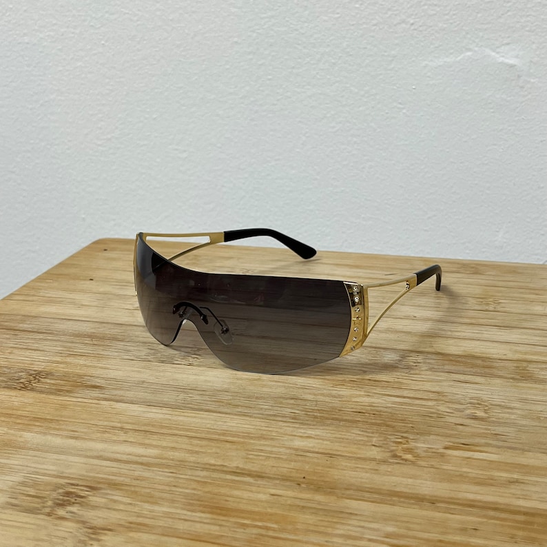 Y2K Sunglasses Star Wrap Around Glasses Retro Fashion Accessories for Women Men