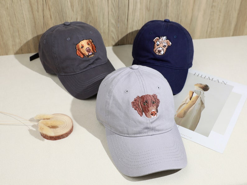 Custom Embroidered Pet Hat Using Pet Photo, Personalized Dog Portrait Hat, Custom Dog and Cat Hat, Custom Dog Baseball Cap, Father's Day
Analyze listing