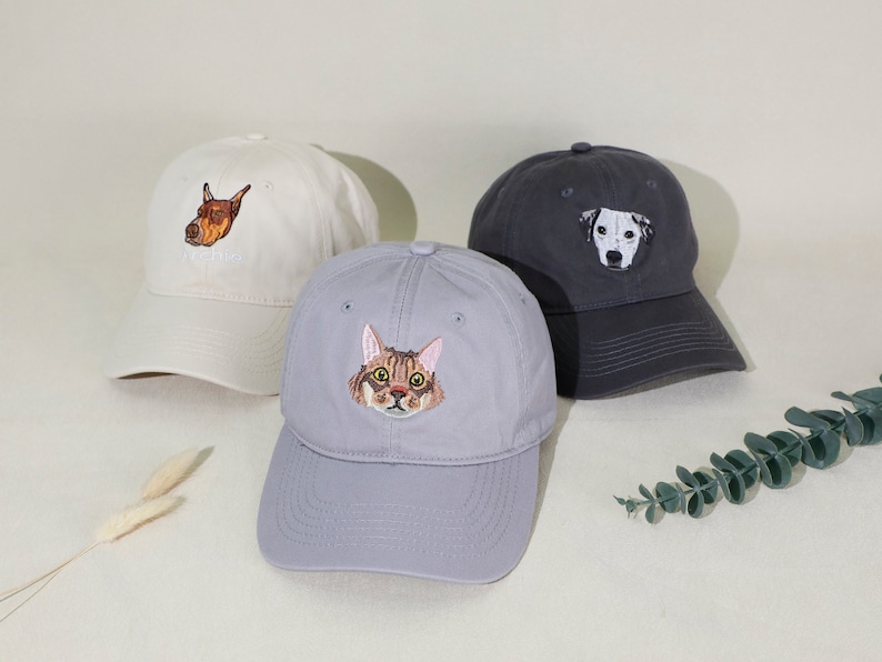 Custom Embroidered Pet Hat Using Pet Photo, Personalized Dog Portrait Hat, Custom Dog and Cat Hat, Custom Dog Baseball Cap, Father's Day
Analyze listing