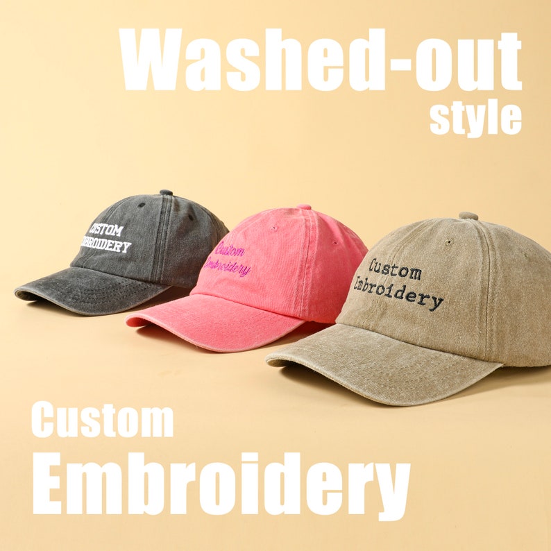 Custom Embroidered Cap | Personalized Embroidery Logo Baseball Hat | Bachelorette Bachelor Party Hats | Gift for Dad Mom Him Her Boyfriend
Analyze listing