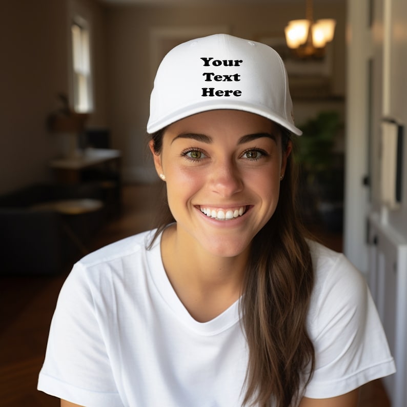 Custom Foam Trucker Hat: Personalized Text or Logo Snapback, Customized gift hat for her
Analyze listing
