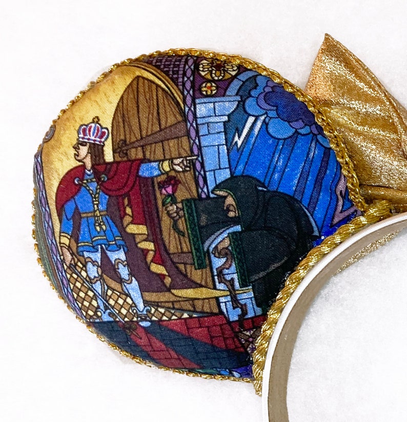 Beauty & The Beast Mouse Ears, Belle Ears, Mouse Ears, Belle, Beast, Beauty and the Beast Disney Ears, Belle Disney Ears