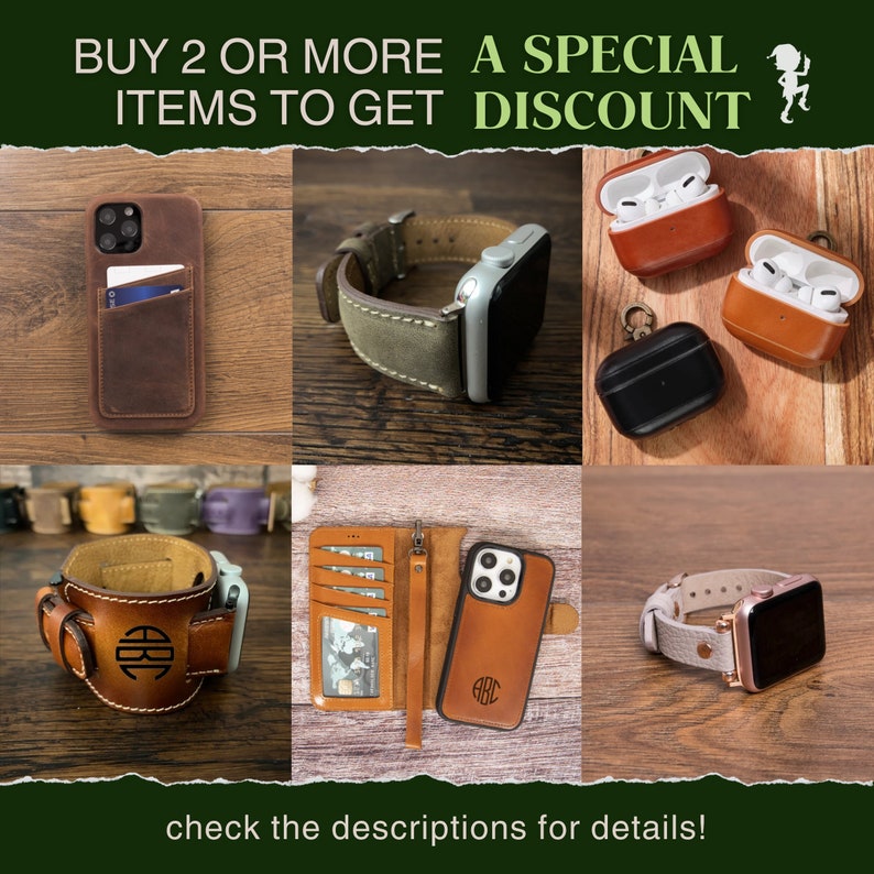 Monogram Leather Apple Watch Band 42mm 44mm 45mm 49mm Man Apple Watch Strap 38mm 40mm 41mm Custom Leather iWatch Band Gift for Him Woman