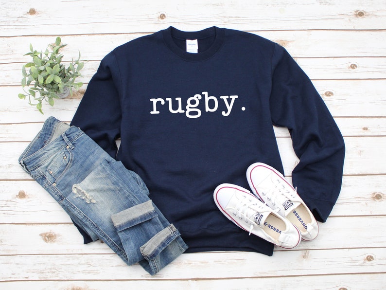 Rugby Sweatshirt Rugby Mom Crewneck, Gift for Rugby Player Sports Fan Apparel, Perfect Gift for Rugby Lovers