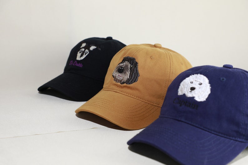 Custom Embroidered Pet Hat Using Pet Photo Personalized Dog Hat Custom Cat Hat Custom Pet Cap Dog Hat Custom Dog Baseball Cap Dog Mom Hat