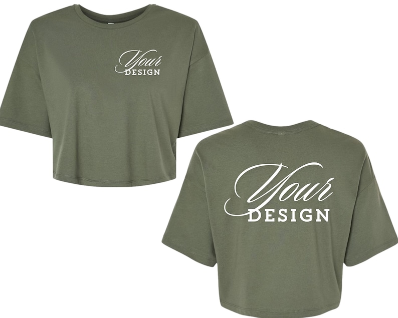 Custom Text Logo Crop Tops, Customized Cropped T-shirts, Custom Logo Crop Tees, Custom Company Shirts, Custom Women Tees, Custom Design Tees