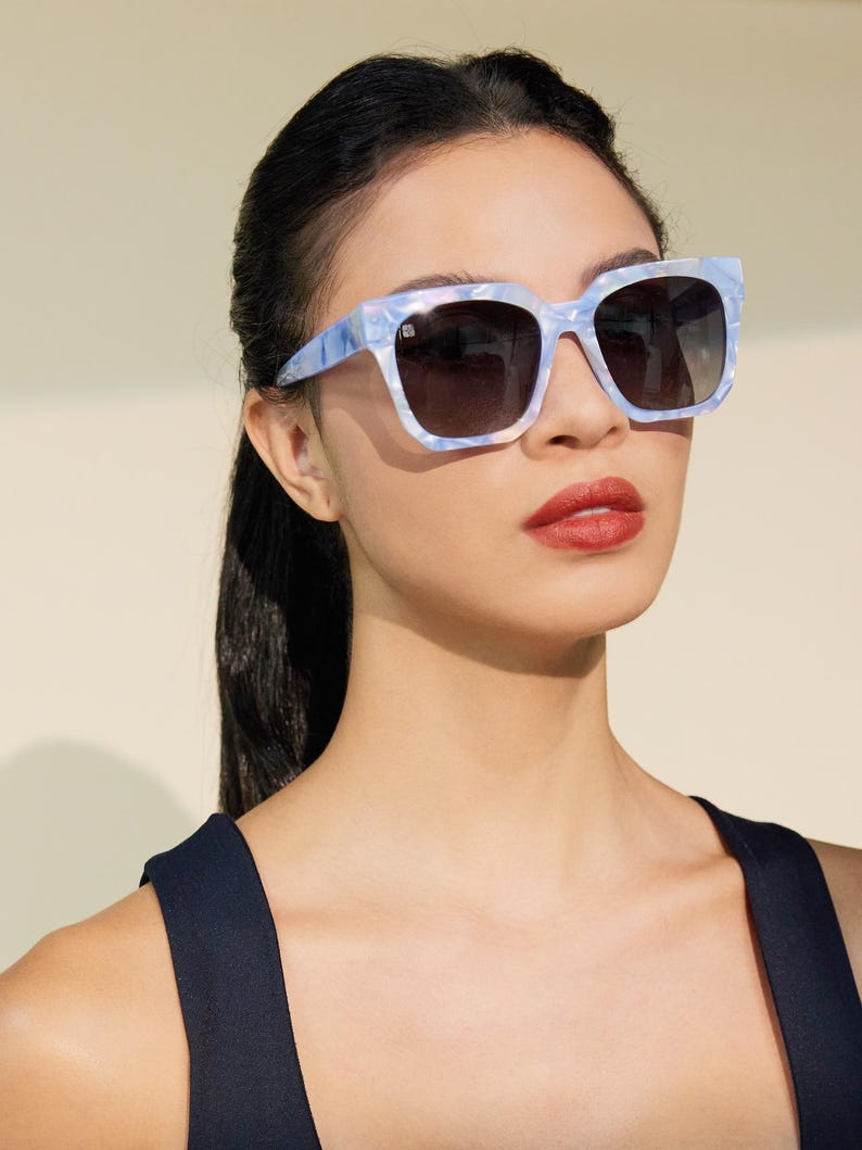 Chateau Sunglasses | Acetate Tortoise Shell Sunglasses Polarized