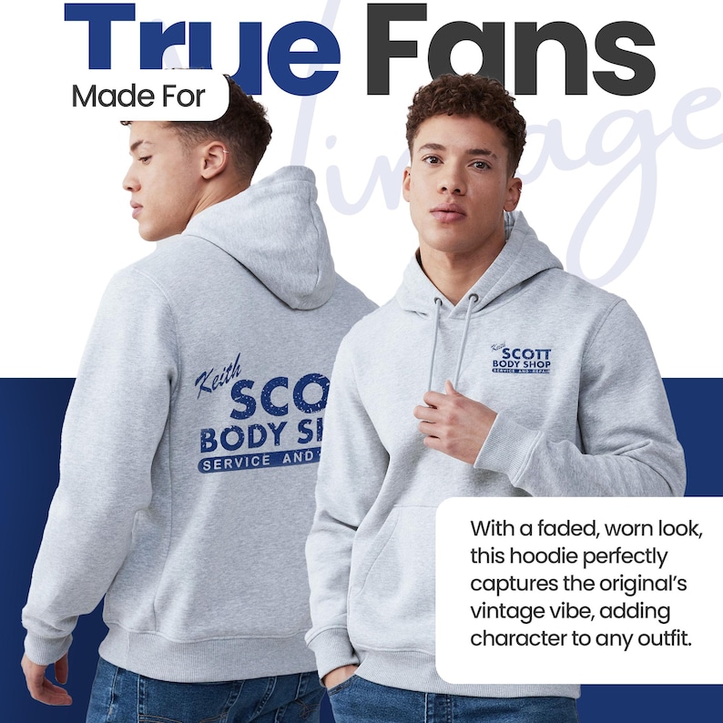 Keith Scott Body Shop Tv Show Pullover - One Tree Hill - Hoodie