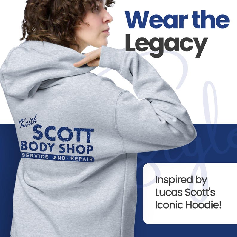 Keith Scott Body Shop Tv Show Pullover - One Tree Hill - Hoodie
