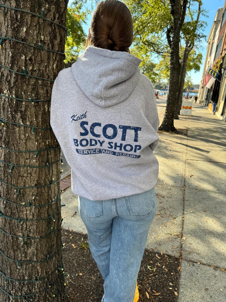Keith Scott Body Shop Tv Show Pullover - One Tree Hill - Hoodie