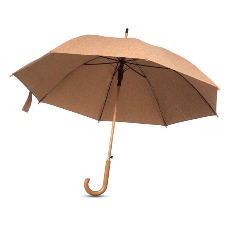 Cork Umbrella with Wooden Handle &ndash; Eco-Friendly and Stylish