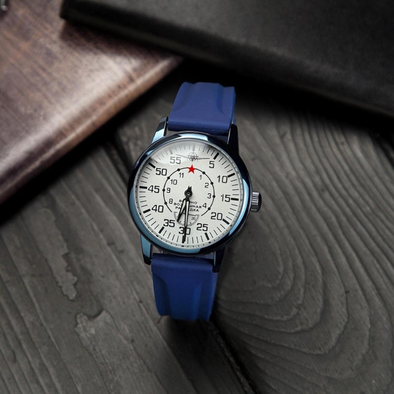 Mens Pobeda - "Air Force", Vintage Soviet Pilot Watch, Mechanical, Unique Gift for men