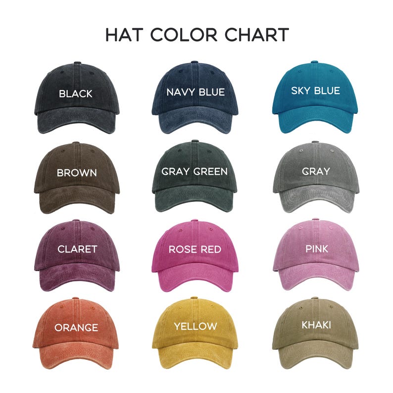 Custom logo embroidered hats, personalized hats, vintage baseball caps, bridal hats, bachelorette party gifts, new mom and dad gifts
Analyze listing