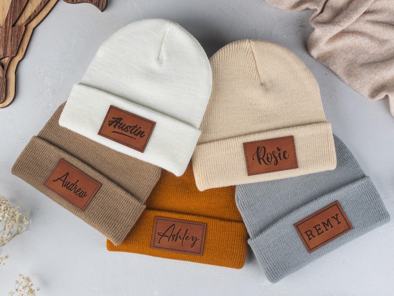 Personalized Baby Beanie, Newborn Baby Beanie Hat, Adult Kids Hat with Name Patch, Unisex Baby Hats, Adult Beanie Hat with Name
Analyze listing