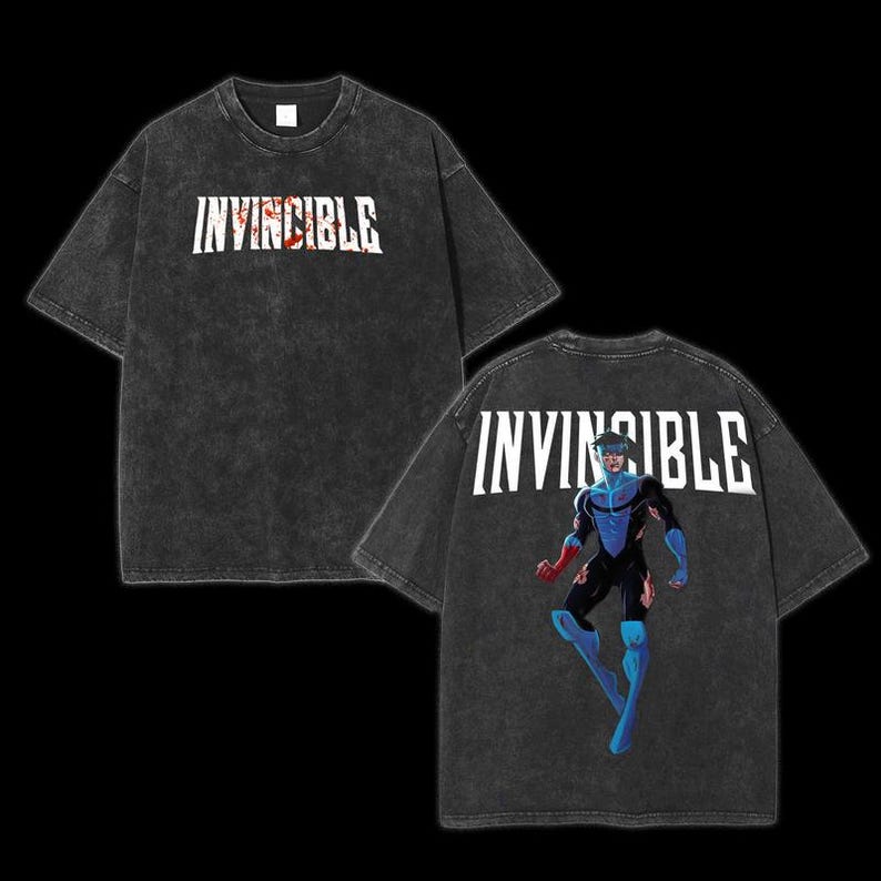 Comfort Color Limited Invincible Mark Grayson T Shirt, Superhero Shirt, Graphic Tee, Superhero Costume, Comic Book Fan Gift Mineral Wash