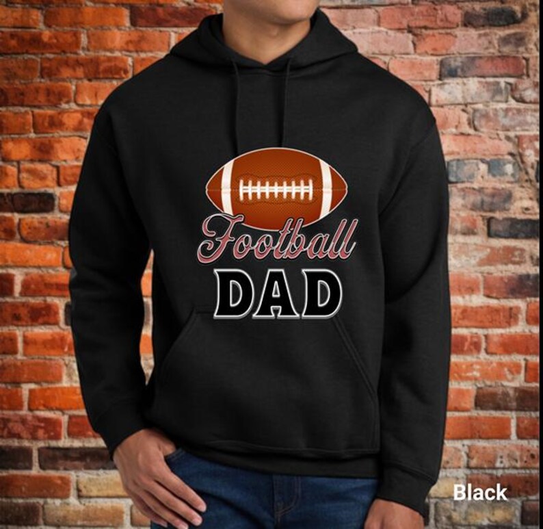 Football Dad Shirt, Sports Game Day Football Dad Shirt, Football Family Shirt, Fathers Day Shirt, Sports Dad Shirt, Unisex Hooded Sweatshirt