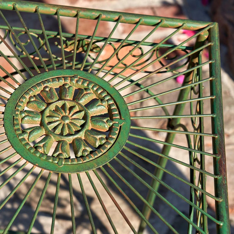 Set of 3 Square Metal Plant Stand Tables "Copenhagen 1843" in Assorted Colors
