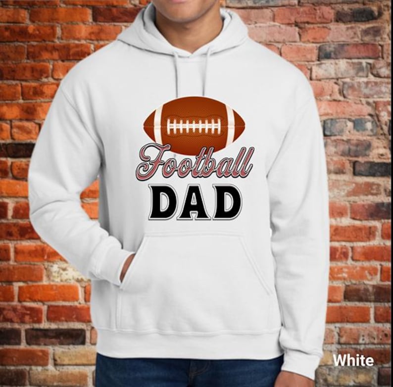 Football Dad Shirt, Sports Game Day Football Dad Shirt, Football Family Shirt, Fathers Day Shirt, Sports Dad Shirt, Unisex Hooded Sweatshirt