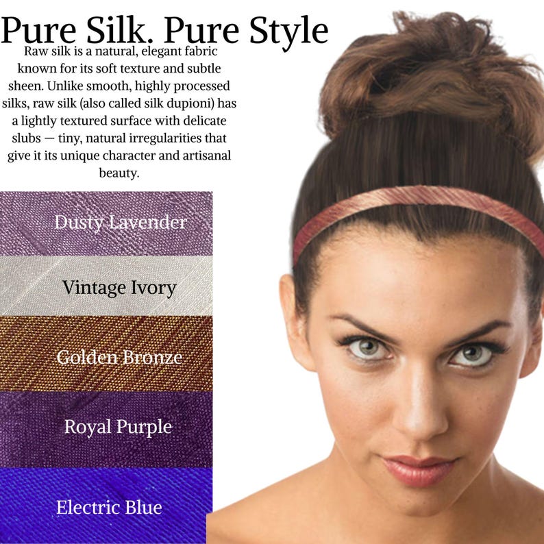 Thin Headbands For Women, Adjustable Headband, Non Slip Headband