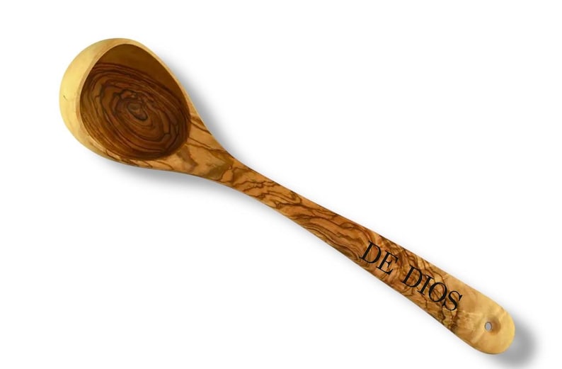 Olive Wood Ladles | Soup Ladle, Sauce Ladle, Serving Ladle | Handmade Wooden Ladles | Rustic Kitchen | Housewarming Gifts
