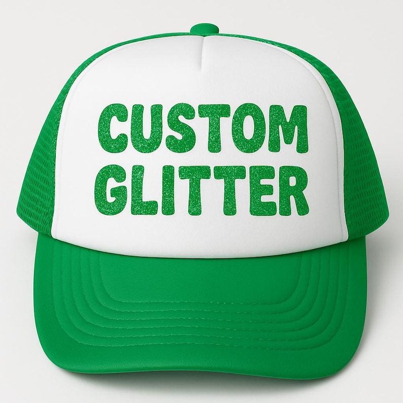 Personalized Glitter Hat - Custom Sparkle Baseball Cap for Birthdays, Weddings, and Special Occasions Custom Text Party Accessory Gift Idea
Analyze listing