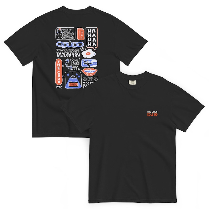 Djo - The Crux Sketch Design Tee (Comfort Colors)