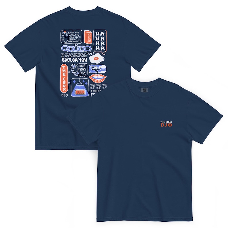 Djo - The Crux Sketch Design Tee (Comfort Colors)