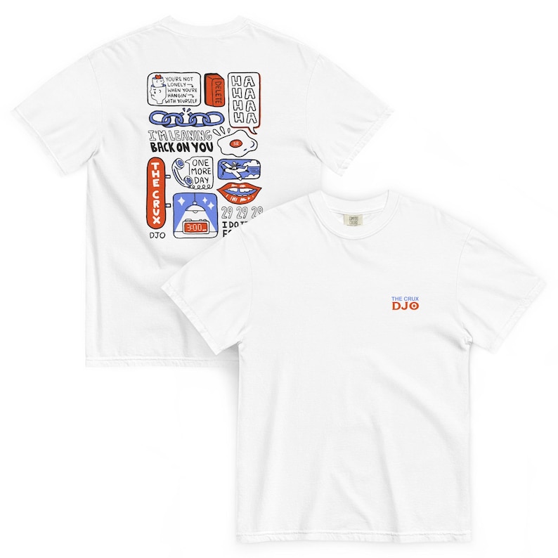 Djo - The Crux Sketch Design Tee (Comfort Colors)