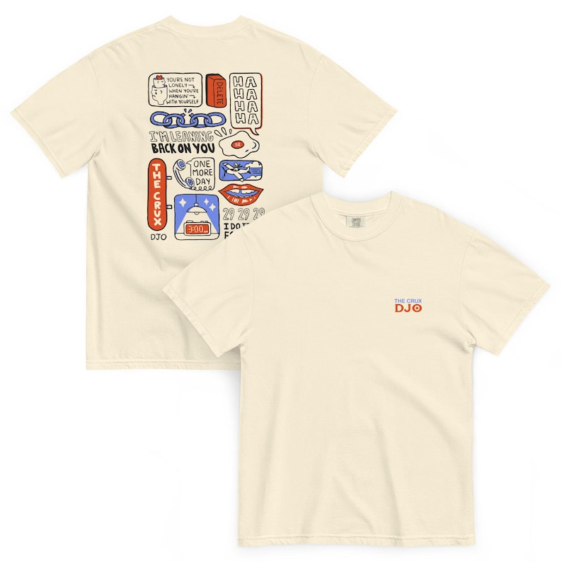 Djo - The Crux Sketch Design Tee (Comfort Colors)