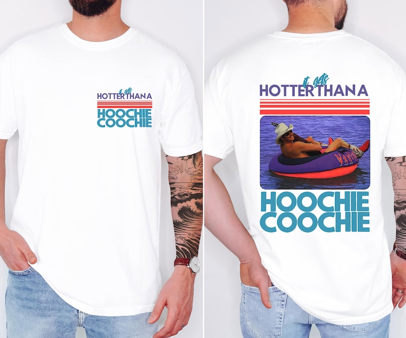 Hotter Than A Hoochie Coochie Comfort Colors T-Shirt: 90s Country Music Tee