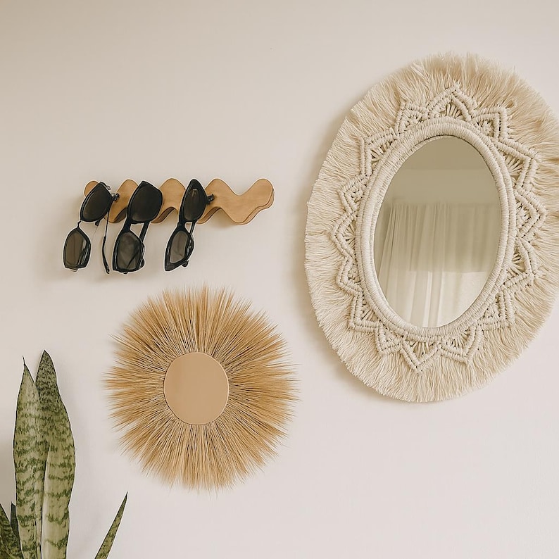 Sunglasses holder wall, Unique sunglasses rack, Wave glasses holder, Minimalist sunglasses display, Eyeglasses storages, Glasses organizer