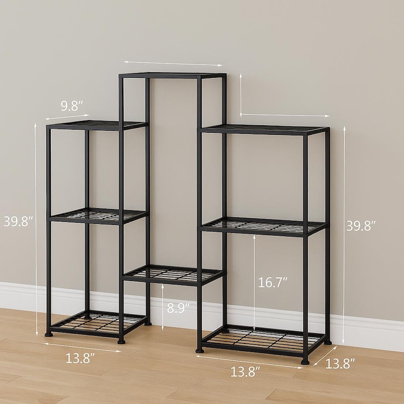 Wrought Iron Plant Stand Outdoor Metal Plant Stand Indoor Metal Plant Pot Stand Metal Flower Pot Stand Metal Plant Rack Potted Plant Stand
