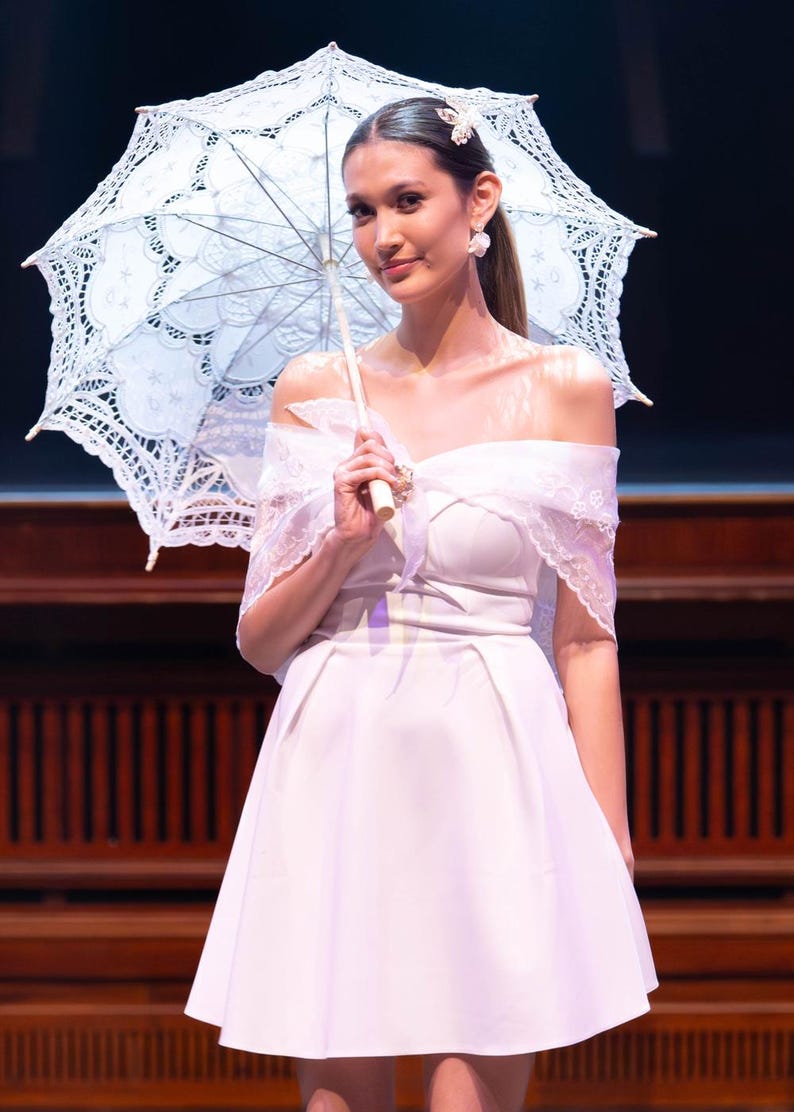 Filipiniana Parasol | 'Payong' lace wedding parasol inspired by the Philippines
