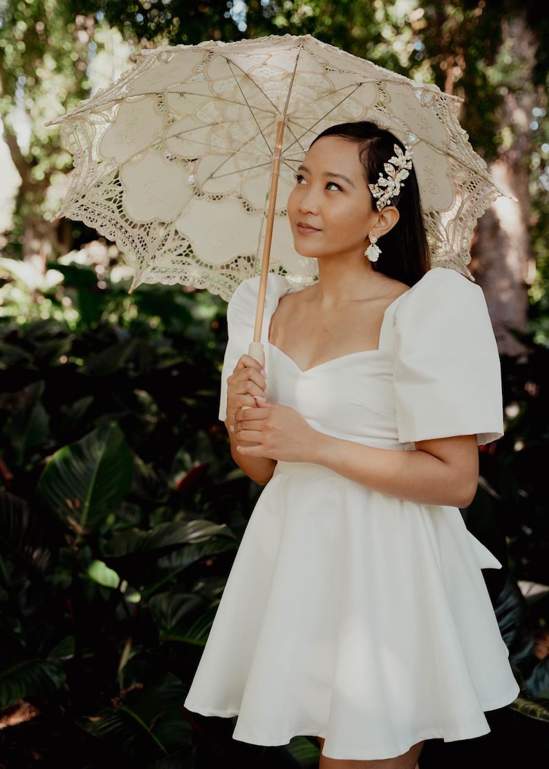 Filipiniana Parasol | 'Payong' lace wedding parasol inspired by the Philippines