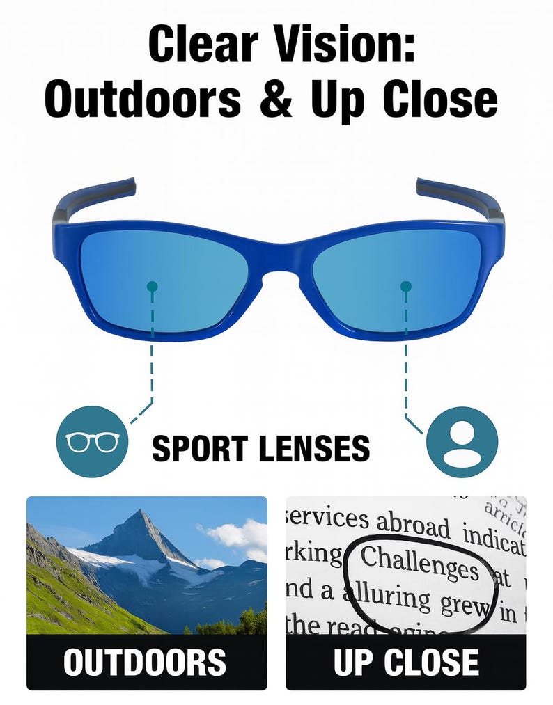 Reading Sunglasses with Full Reader Lens (No Bifocal) - 3 Pair of Lightweight UV400 Sun Readers, Unisex Wrap Frame