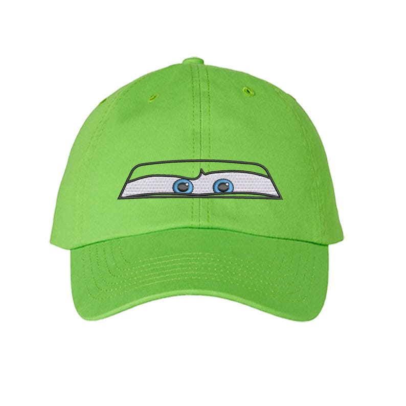 Lightning McQueen eyes embroidered Hat Radiator Springs Cars fan Halloween costume cosplay cap Adult Kids Sizes
Analyze listing