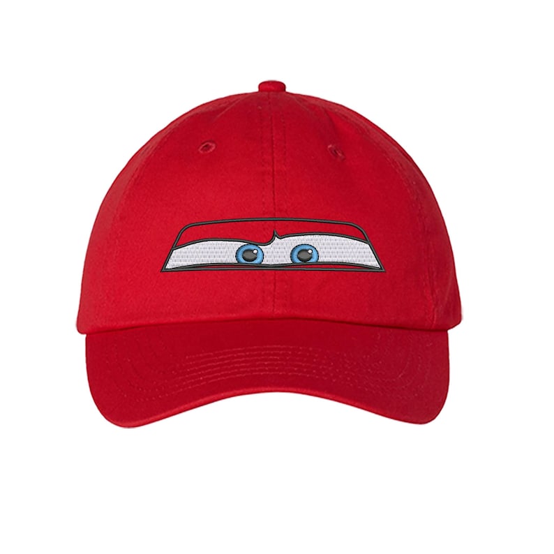 Lightning McQueen eyes embroidered Hat Radiator Springs Cars fan Halloween costume cosplay cap Adult Kids Sizes
Analyze listing