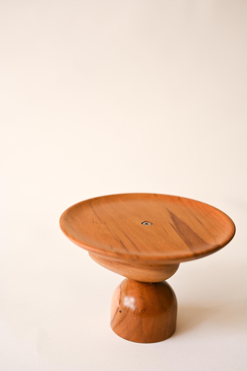 Classic Mini Plant Stand, Mid-century Modern, Indoor Solid Teak Wood Handmade Home Decor, Jewelry Dish, Catch All