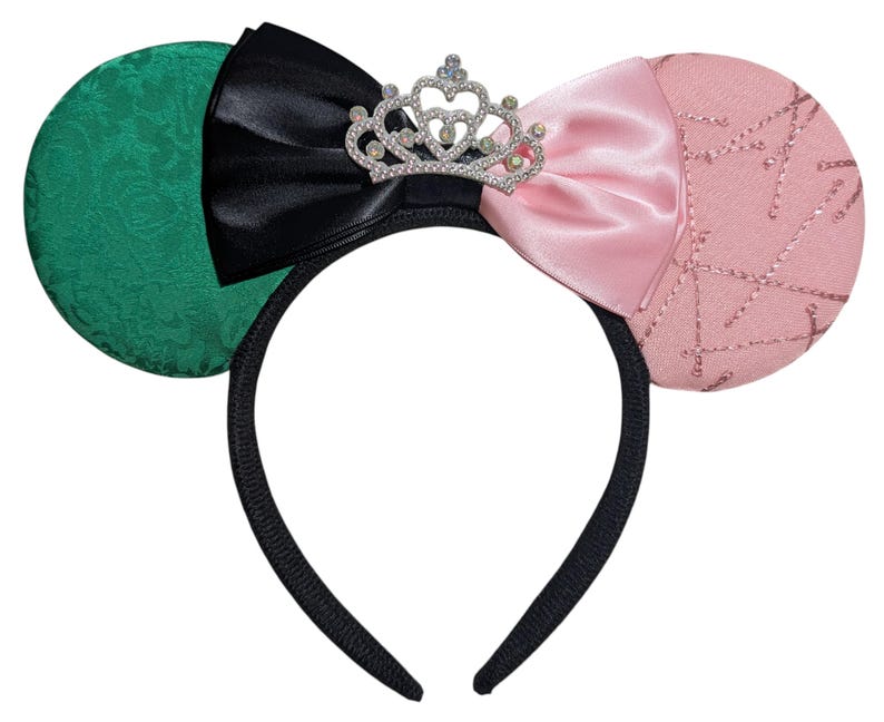 Princess Ears, mouse Ears, Princess headband, Cosplay headband, Shiny Bows Mouse Ears Glitter Party Princess Decoration Cosplay Costume