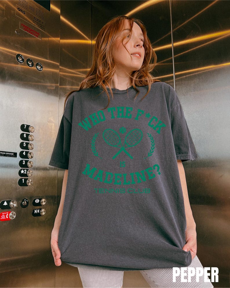 Who The Fuck is Madeline Tennis Club Shirt, Lily Allen Shirt, West End Girl Shirt, Unisex ,Comfort Colors